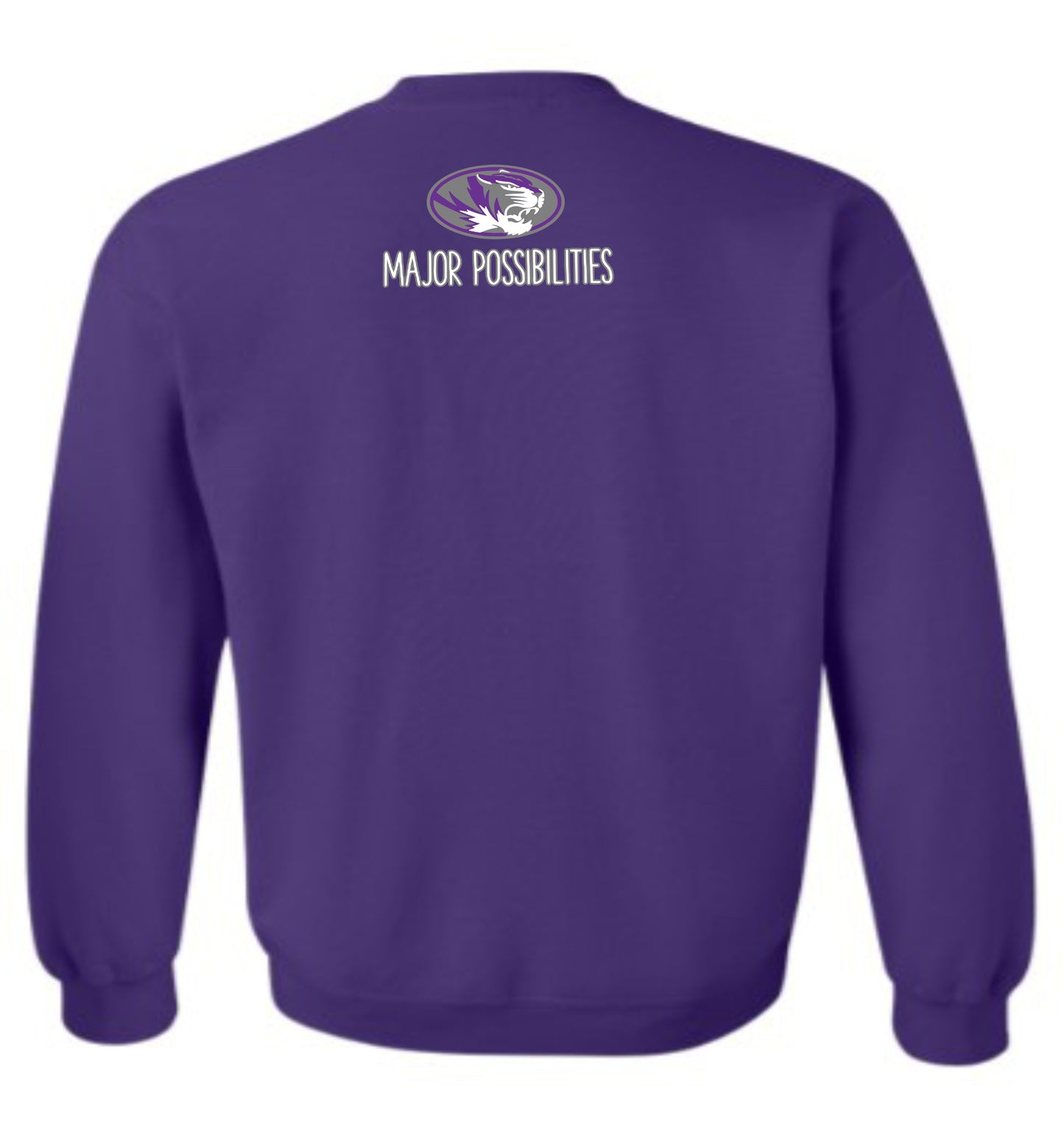 U W Clemon School Sweatshirt Purple