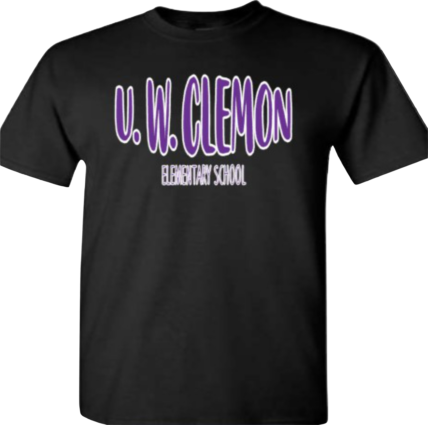 U.W Clemon School Tee Black