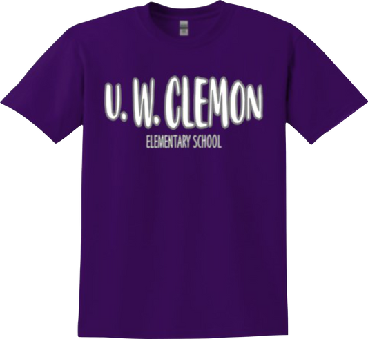 U.W Clemon School Tee Purple