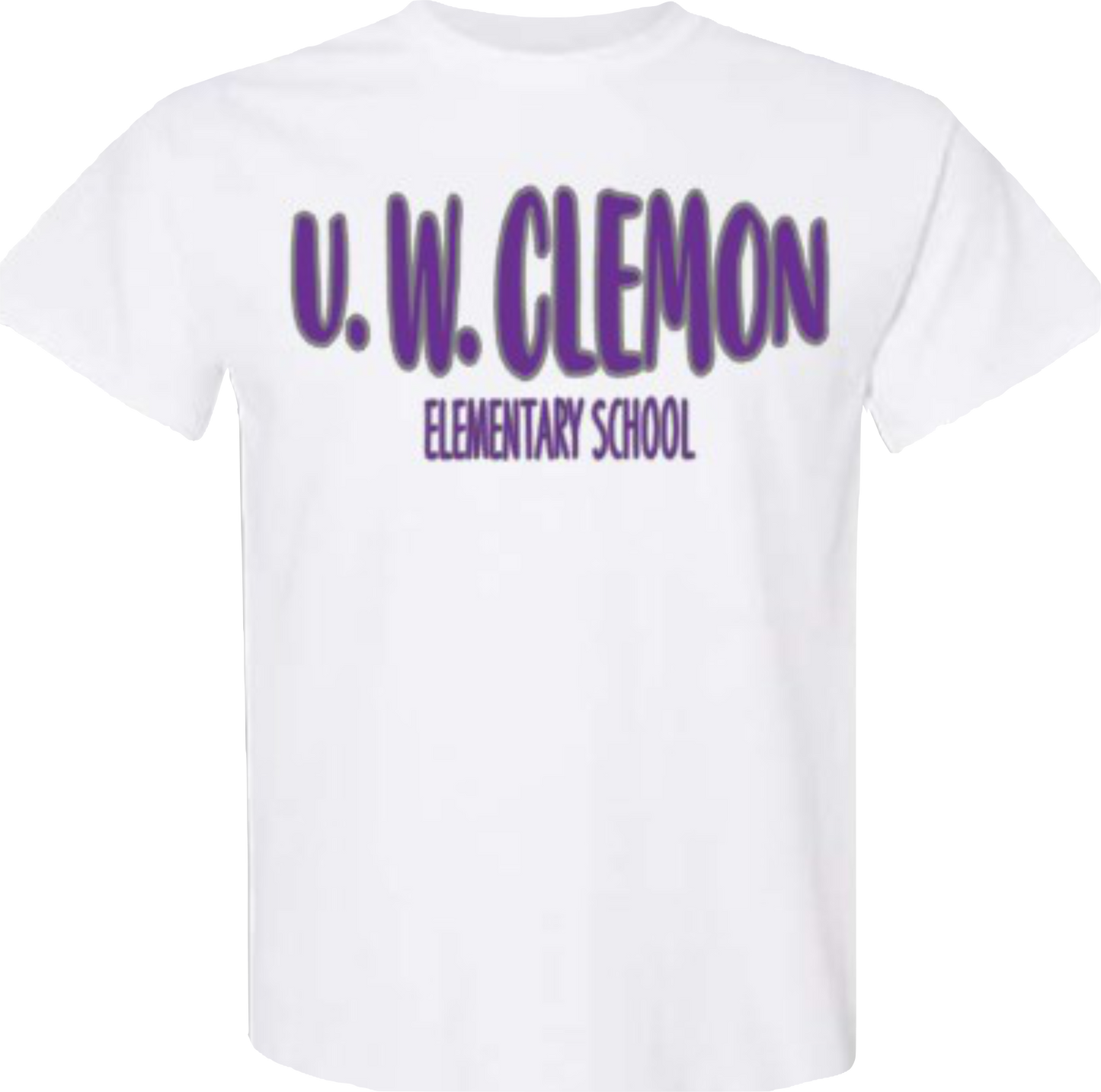 U.W Clemon School Tee White